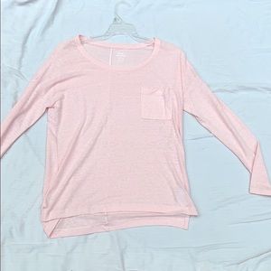 Old Navy Pink Boyfriend Long Sleeve